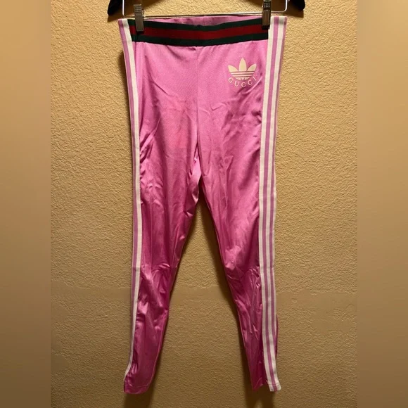 New Gucci x Adidas GG Logo Leggings Size S Waist 28” - 30”